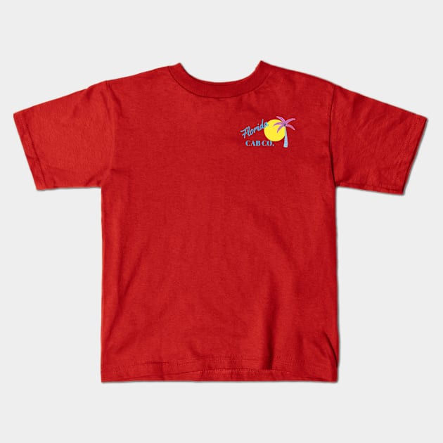 Florida Cab Co front & back Kids T-Shirt by TurnerTees